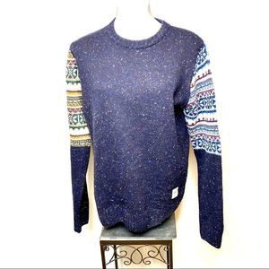 BellField crew neck wool blend sweater size L